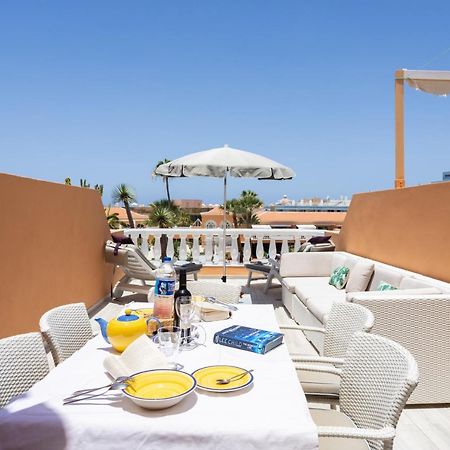 Exclusive Attic Las Vistas 3 With Breathtaking Sea View, Only 100 M To The Sea, Heated Pool, Aircon, Wifi Arona  Zewnętrze zdjęcie